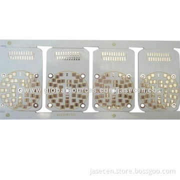 Single-sided aluminum PCB with immersion gold for electronics